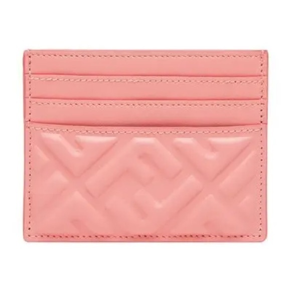 FENDI baguette card case pink- new! Never used - Picture 1 of 4